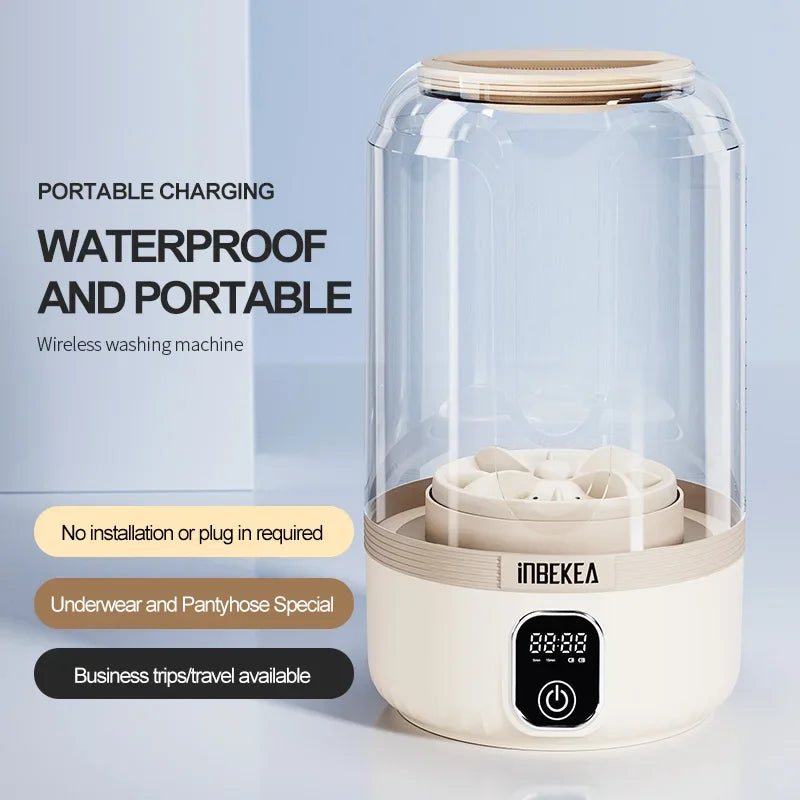 Portable Mini Washing Machine USB Wireless Laundry Cup | URGGU