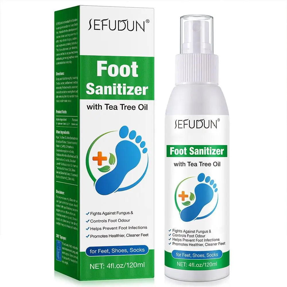 Tea Tree Oil Foot Deodorant Spray 120ml | Fresh & Dry