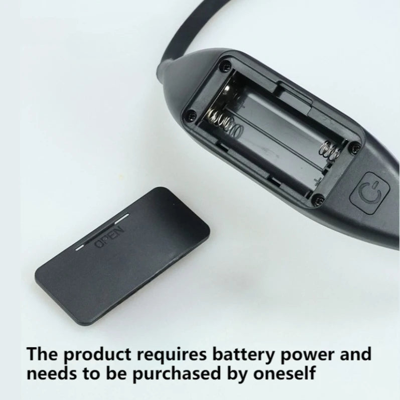 LED Neck Reading Light – 360° Flexible Arm, Battery Powered
