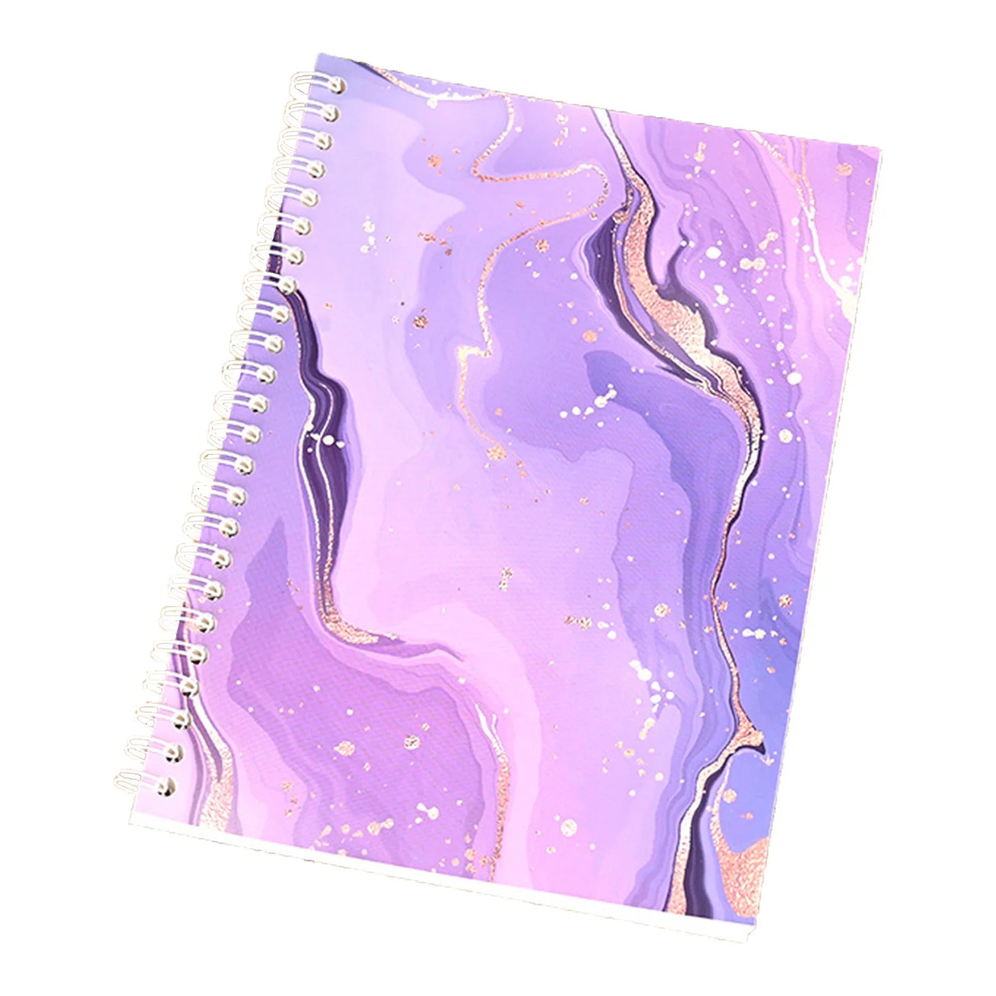 A5 Double Sided Diary Notepad No Ink Leakage Thickened Notebook for Teachers Students Office Workers Peaceful Pleasures Health and Wellness C