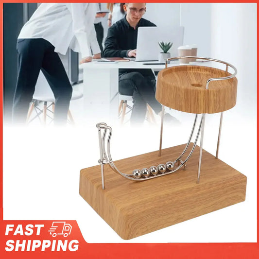 Perpetual Motion Machine Desk Toy Educational Touch Switch Low Noise Peaceful Pleasures Health and Wellness