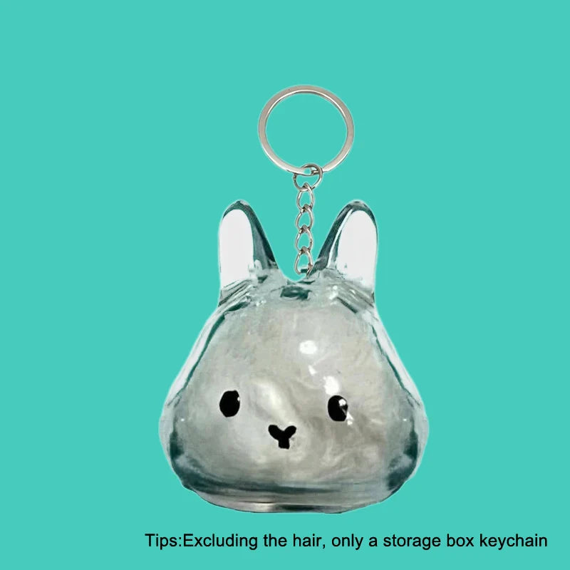 Pet Hair Keepsake Box Keychain – DIY Memorial Pendant Gift