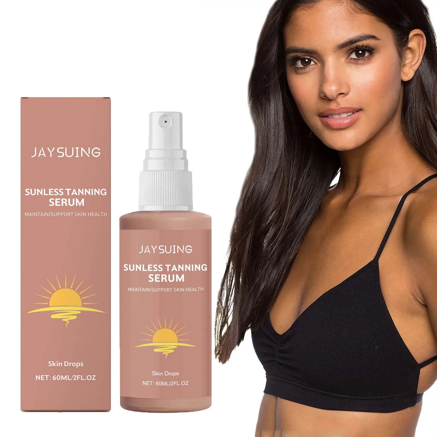 Herbal Sunless Self-Tanning Spray – Natural Bronzer Face & Body Peaceful Pleasures Health and Wellness