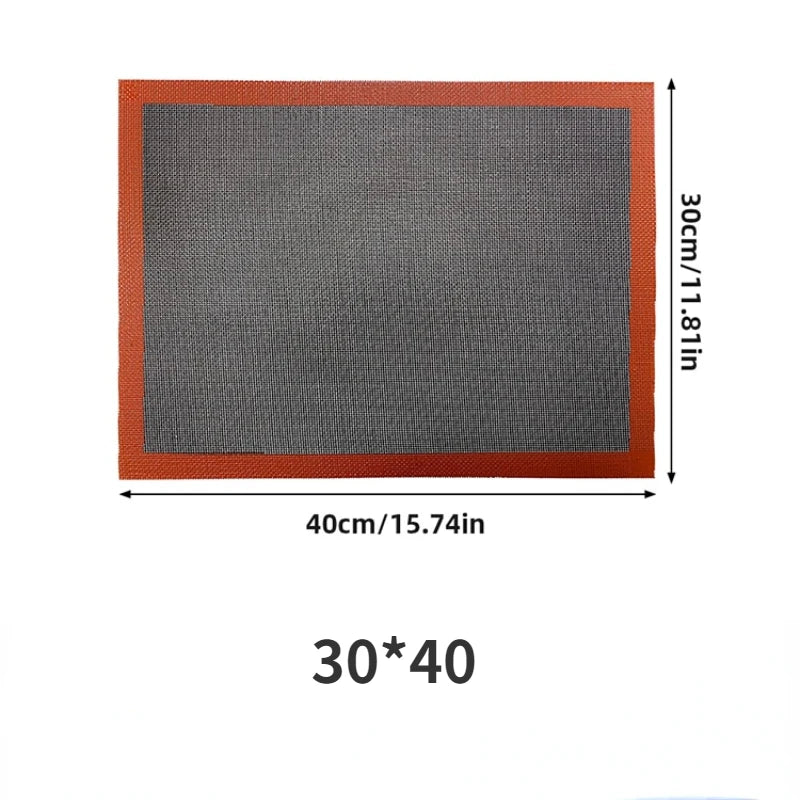 Silicone Baking Mat 30x40cm | Non-Stick BBQ Grill & Oven Mat