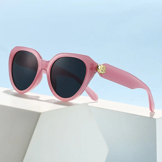 Cat Eye Sunglasses UV400 | Vintage Punk Shades for Women Cat Eye Sunglasses Peaceful Pleasures Health and Wellness