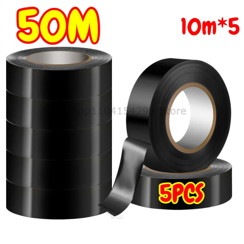 Black PVC Electrical Insulating Tape – Heat Resistant & Waterproof