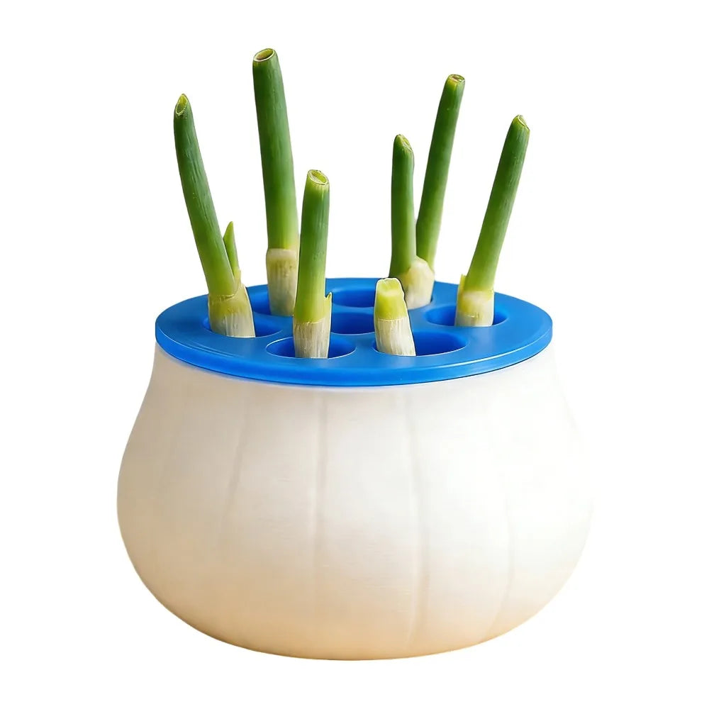 Vertical Hydroponic Green Onion Planter | 7-Hole Space-Saving