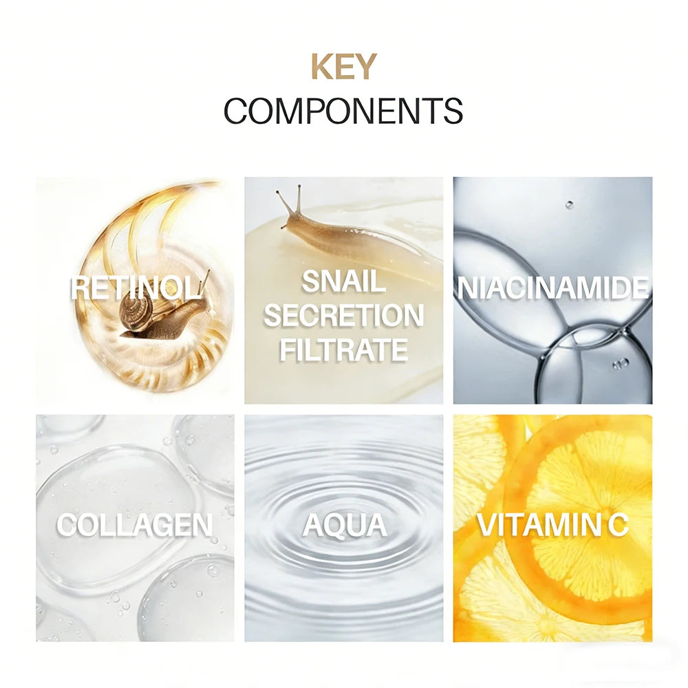 SUYARUN Collagen Firming Serum for Face - Anti-Aging & Skin Tightening Essence with Hyaluronic Acid, Fast Shipping. Peaceful Pleasures Health and Wellness