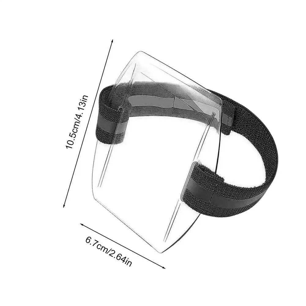 ID Badge Holder Secure Waterproof Clear Armband Card Holder for Ski Pass Lift Ticket Outdoor Travel Men Women Peaceful Pleasures Health and Wellness A