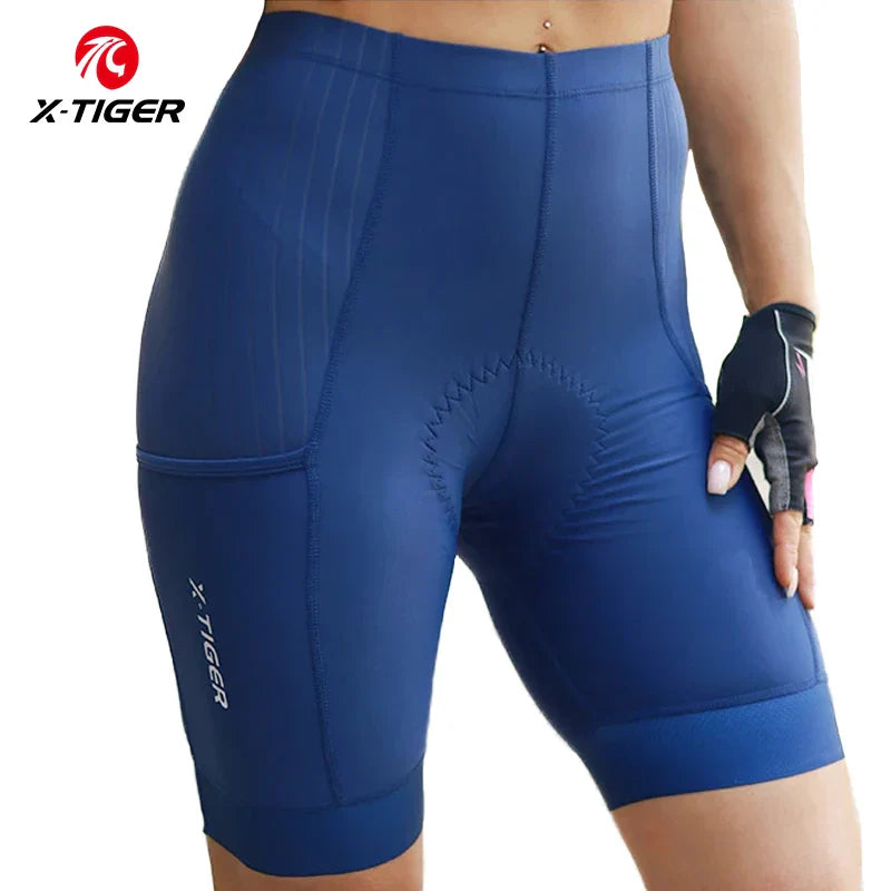 X-Tiger Women's Cycling Shorts – Breathable Lycra, 7-Hour Ride