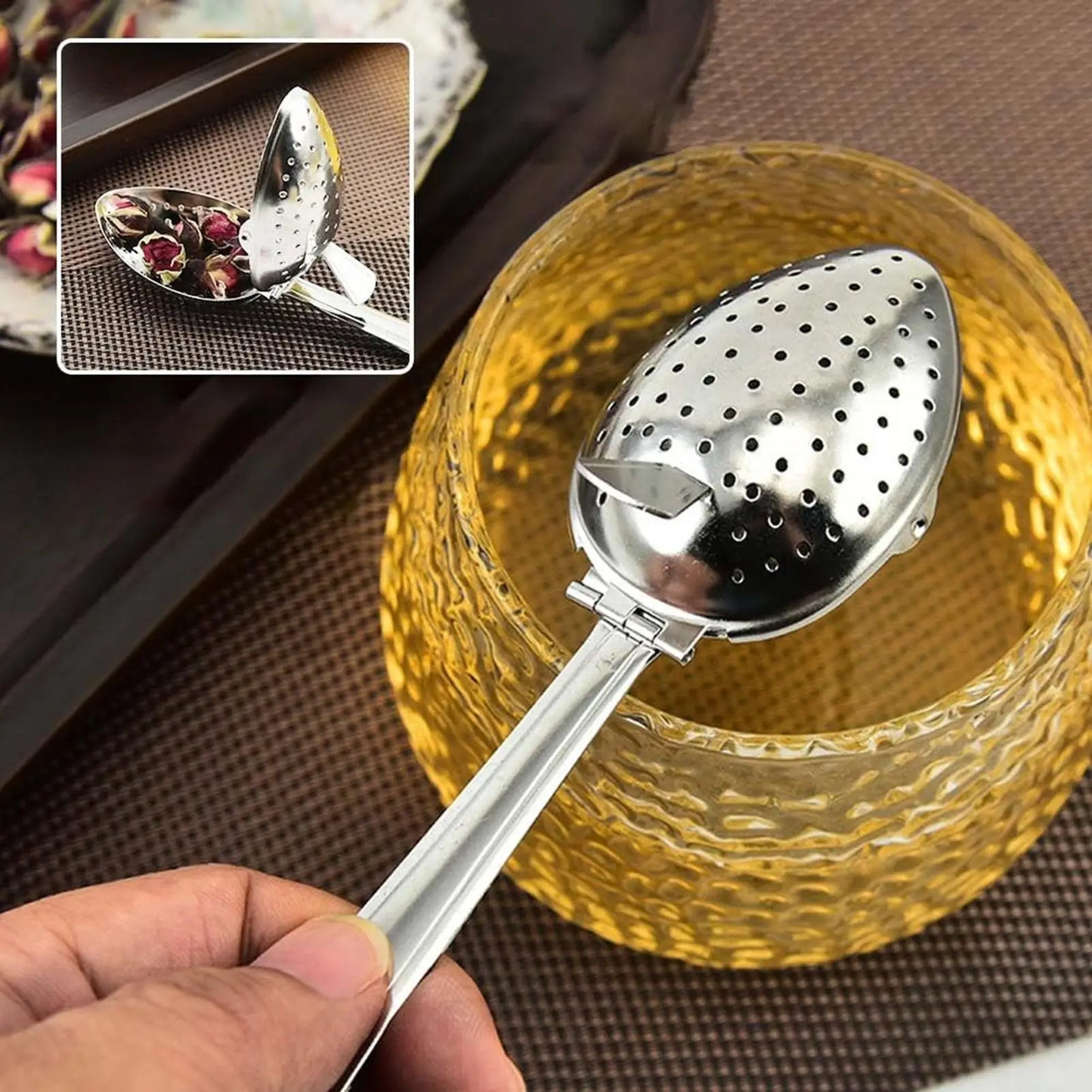Stainless Steel Tea Infuser Spoon | Loose Leaf Tea Strainer