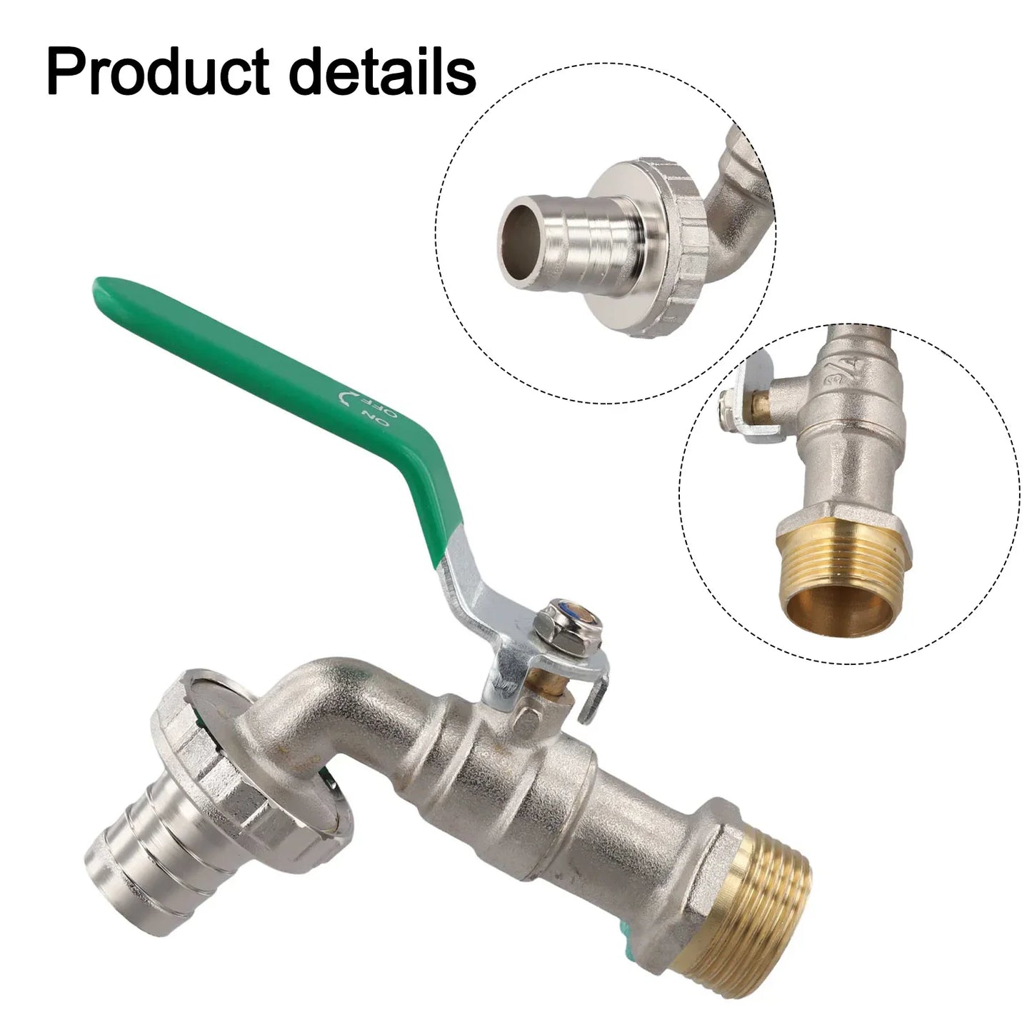 3/4" Copper Garden Water Nozzle – Hose & Irrigation Connector