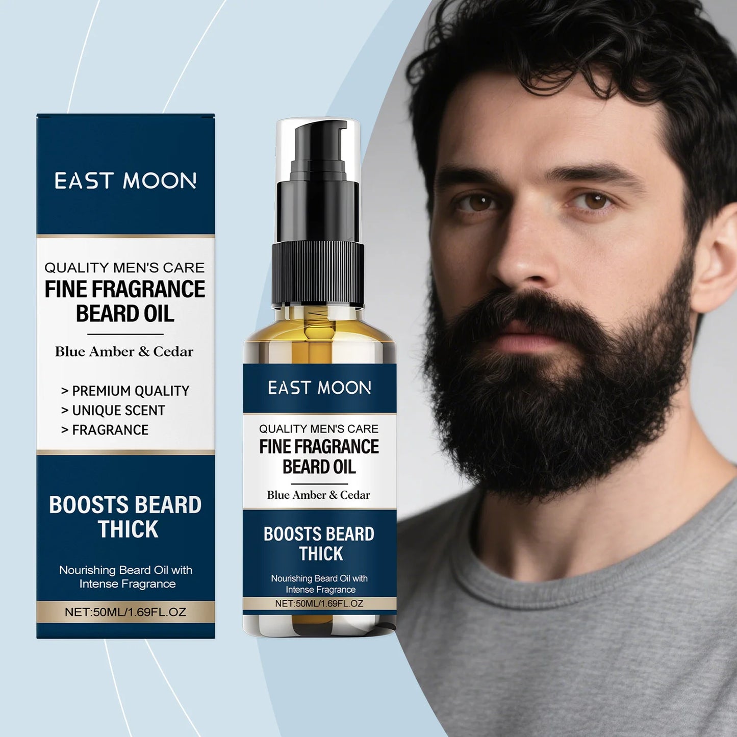 Cedar Beard Oil for Men – Nourishing, Anti-Frizz, 50ml