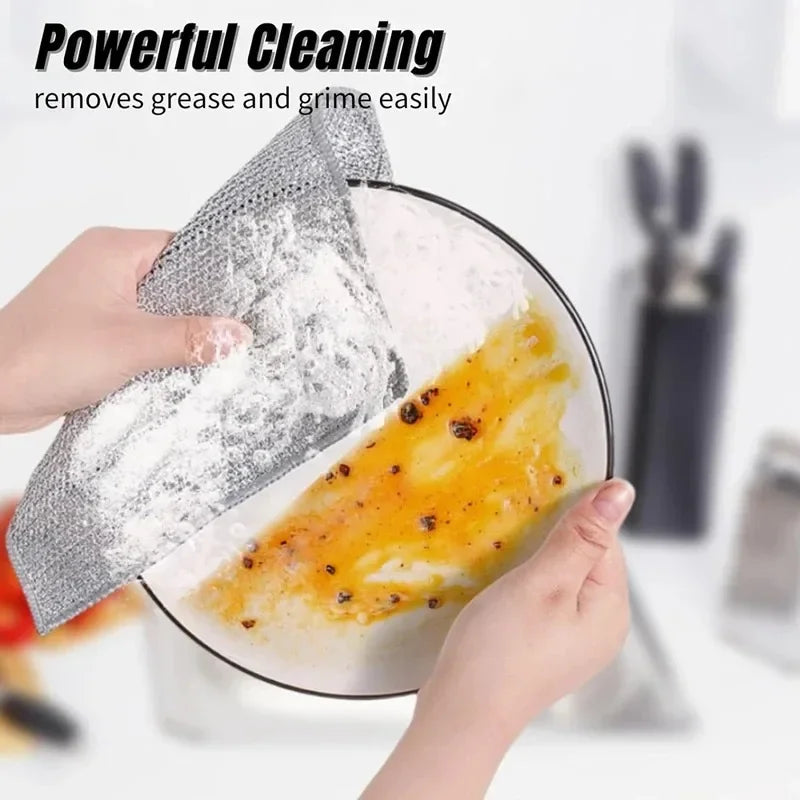 Microfiber Kitchen Cleaning Cloths | 20x20cm Multi-Pack Rags