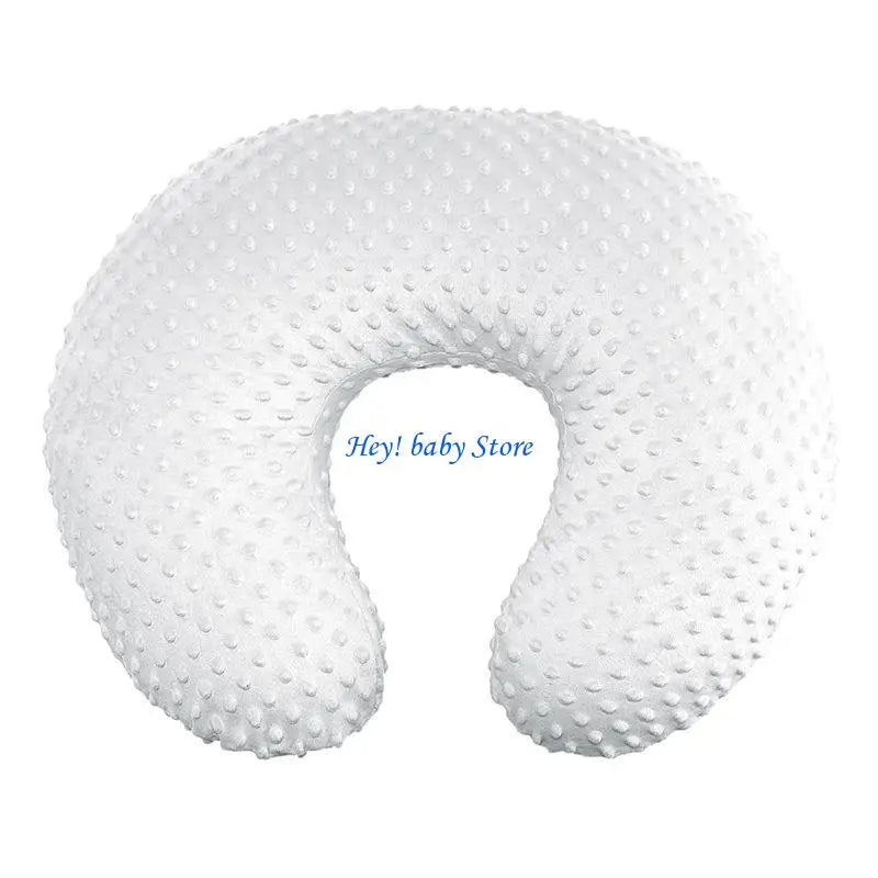 Nursing Pillow Cover Newborn | Soft Plush, Removable & Washable