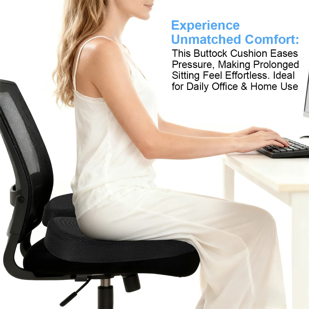 WEFITON Memory Foam Seat Cushion – Tailbone & Sciatica Relief Memory Foam Seat Cushion Peaceful Pleasures Health and Wellness