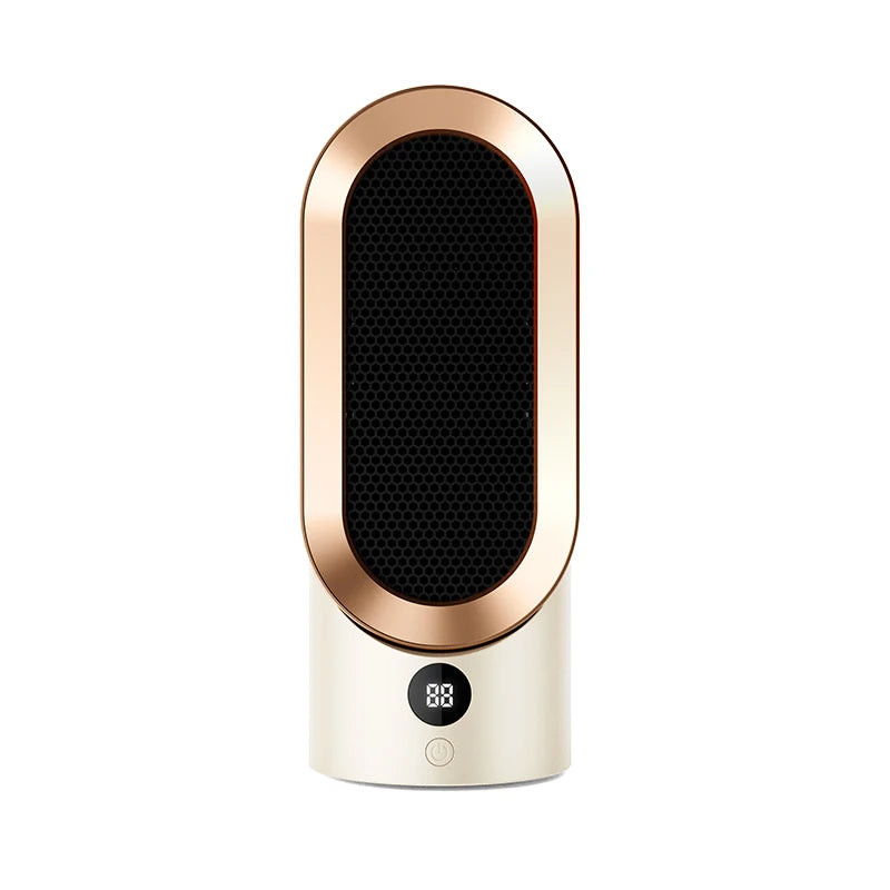 HOMEFISH 800W Mini PTC Ceramic Desktop Space Heater
