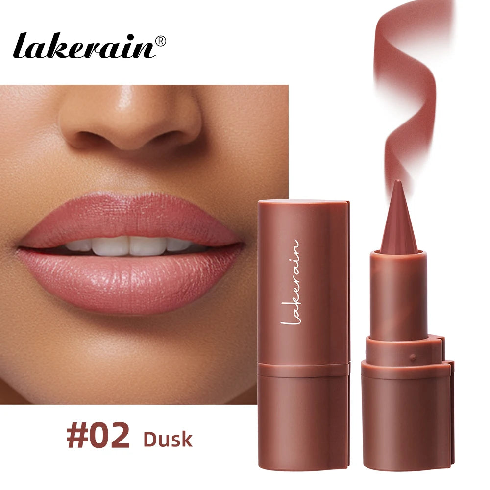 2 IN 1 Lip Liner & Lipstick Gradient Lip Liner Red Brown Lipsticks Pencil Lasting Waterproof Lip Stick Sexy Women Lip Cosmetics Peaceful Pleasures Health and Wellness Dusk