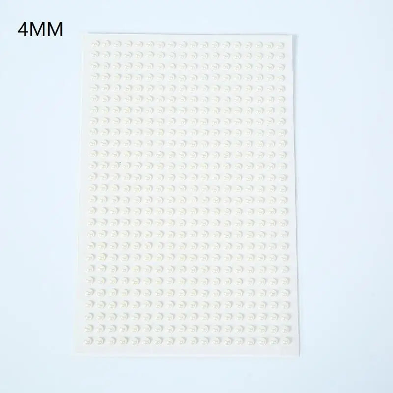 1sheet White Pearl Face Jewelry Stickers Self-Adhesive Pearl Eyeshadow Crystals Decals Decoration DIY Glitter Face Jewels Slider Peaceful Pleasures Health and Wellness 4MM