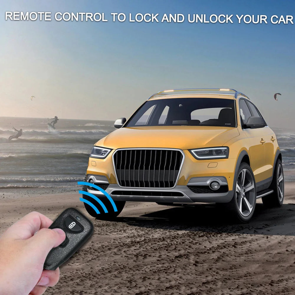 12V Universal Keyless Entry System | Car Door Lock + 2 Remotes