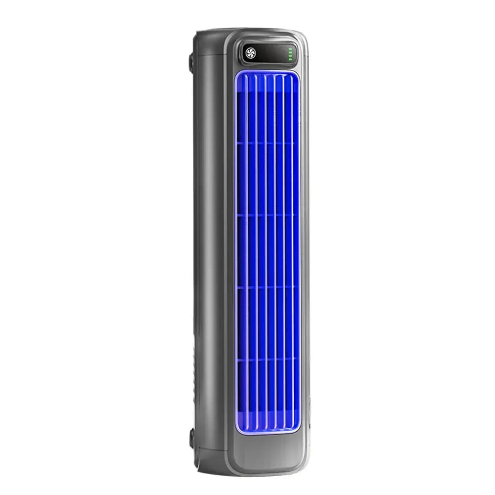 Portable USB Tower Fan – 3 Speeds, Quiet & Leafless Design Peaceful Pleasures Health and Wellness charging model 1 United States