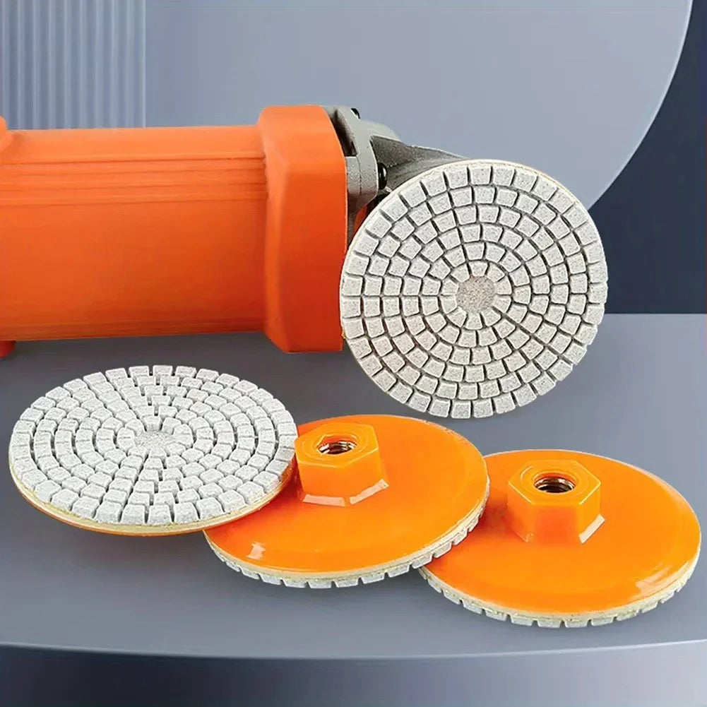 80mm Diamond Polishing Pads – Marble, Granite & Concrete (3 Pack) Peaceful Pleasures Health and Wellness