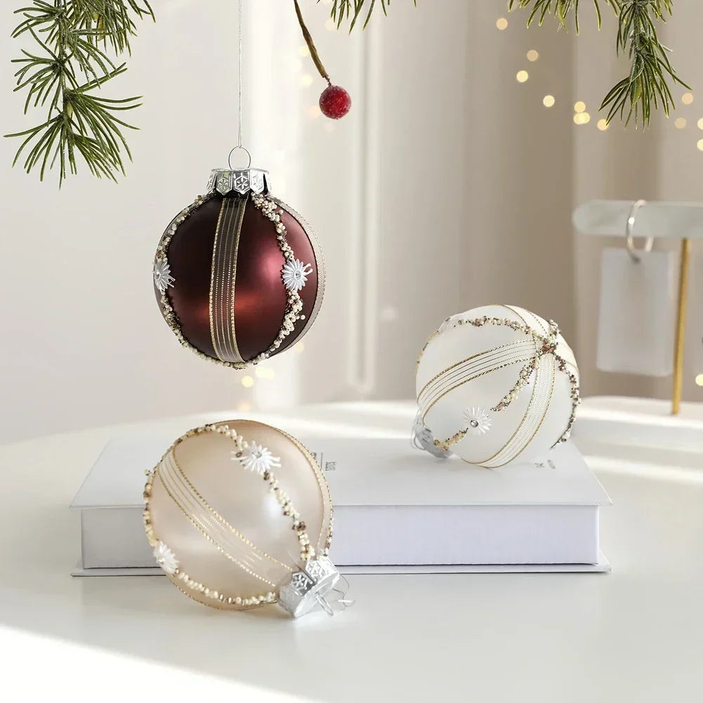 Shatterproof Christmas Ball Ornaments 8cm – Set of 3 Boxes
