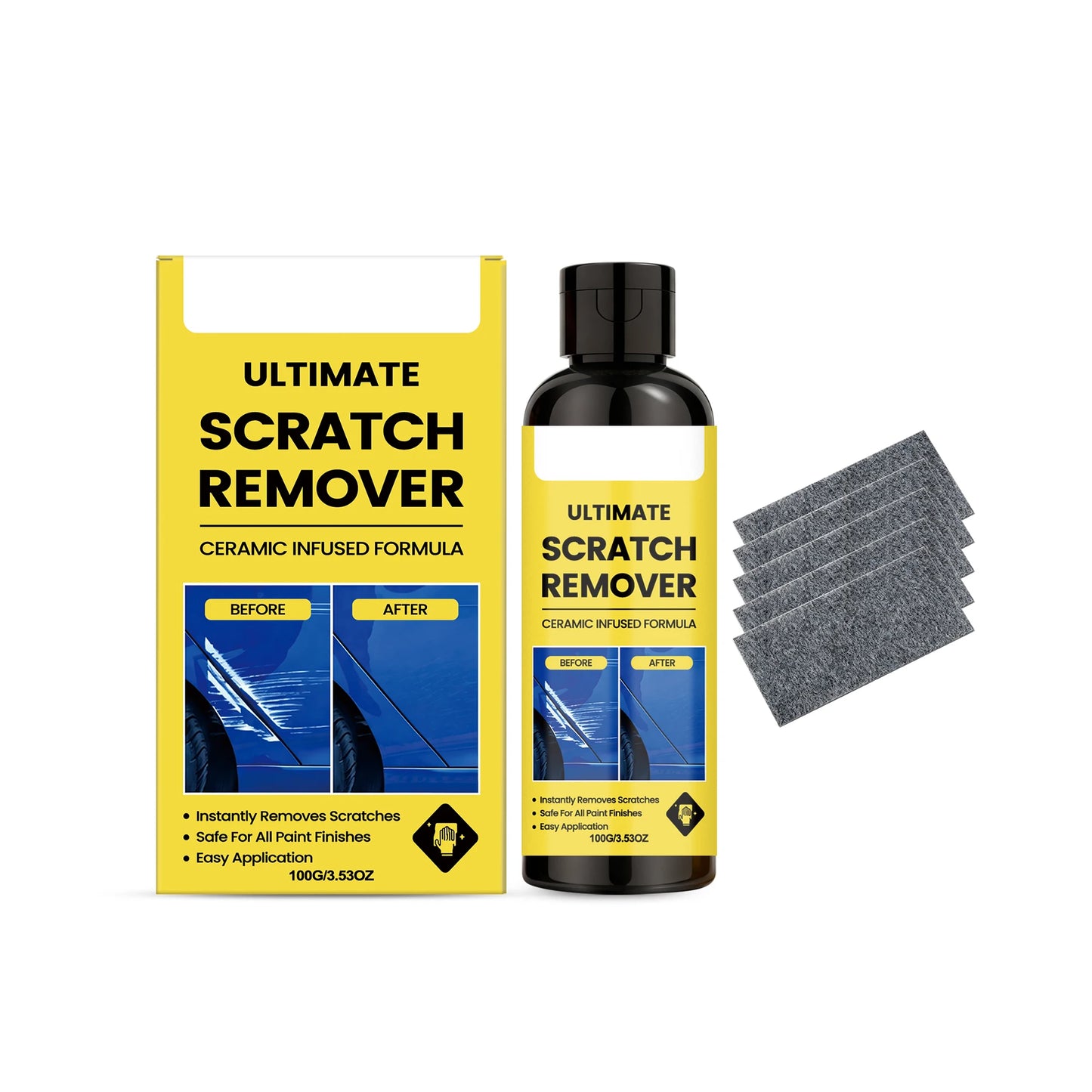 Car Scratch Remover & Polish Kit – Restore Paint & Shine