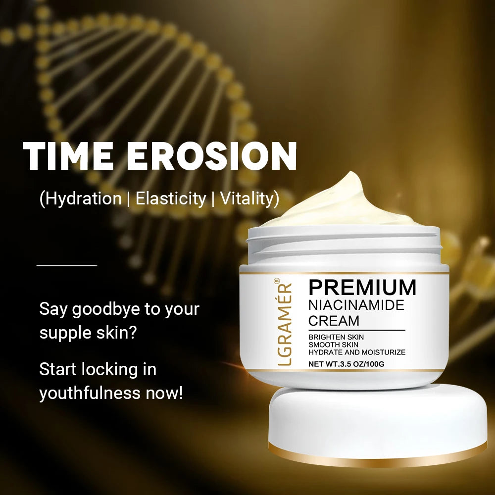 LGRAMER Gold Hyaluronic Acid Nicotinamide Face Serum Cream