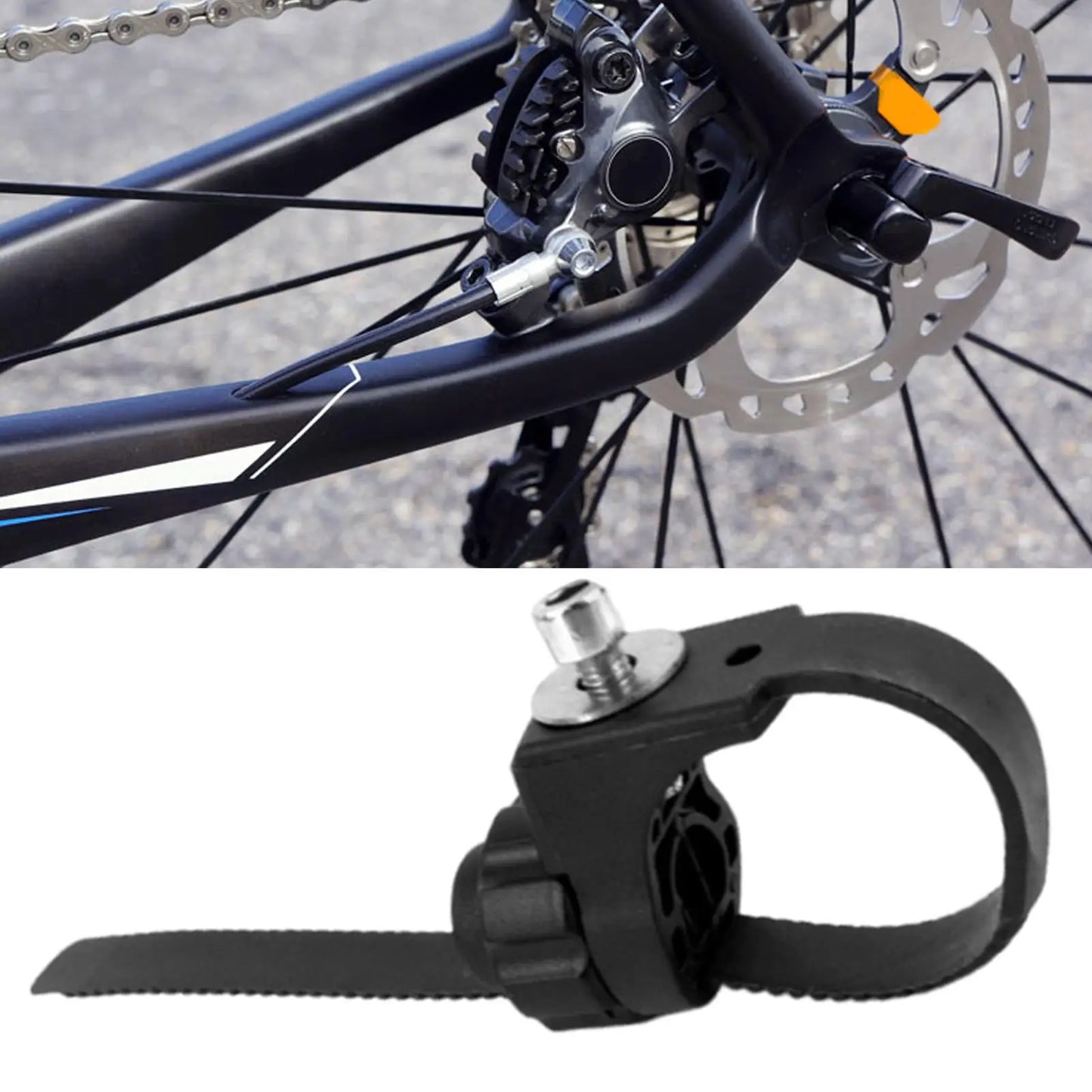 Bike Mudguard Mounting Rings – Adjustable Fork Frame Mount 2 Pcs Bike Fender Mount Peaceful Pleasures Health and Wellness