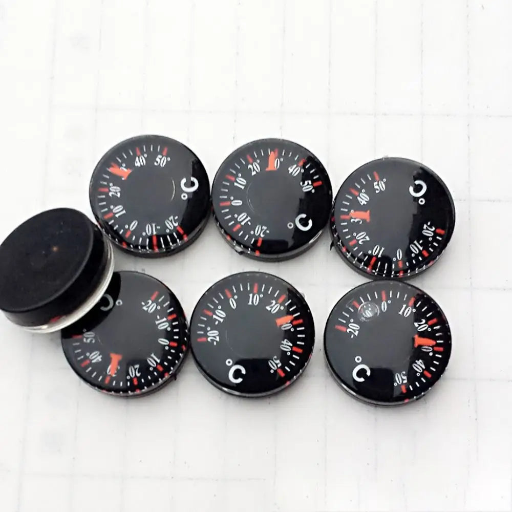 Mini 20mm Dial Thermometer Waterproof | -20°C to 50°C Dial Thermometer Peaceful Pleasures Health and Wellness