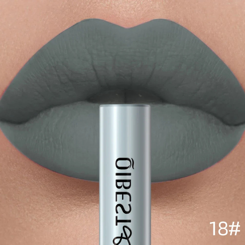 QIBEST Matte Liquid Lipstick – Long-Lasting Velvet Lip Gloss