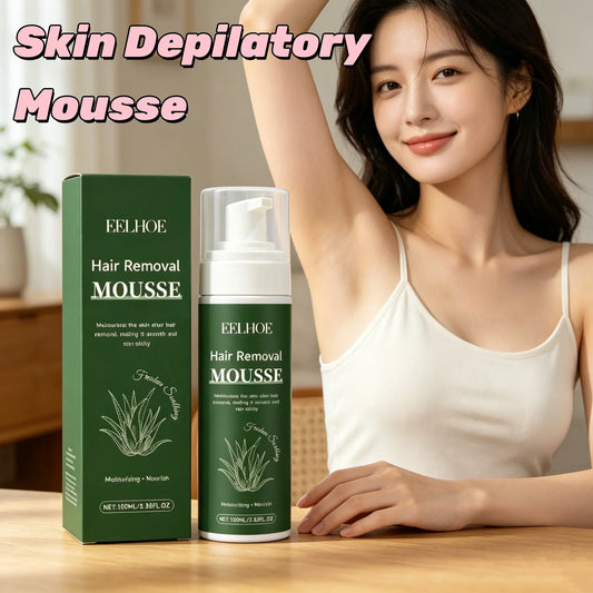 EELHOE Hair Removal Mousse – Fast 5-Min Depilatory Foam 100g Depilatory Foam Oasis Select