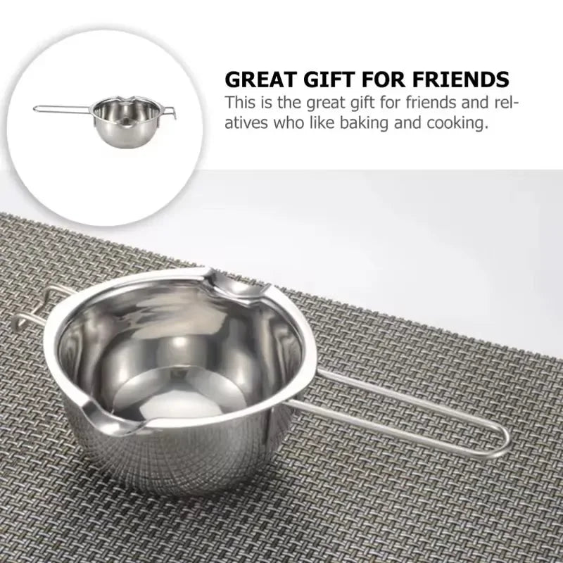 Stainless Steel Candle Wax Melting Boiler Pot with Heat Resistant Handle for Melting Chocolate Candy and Candle Making Supplies Peaceful Pleasures Health and Wellness