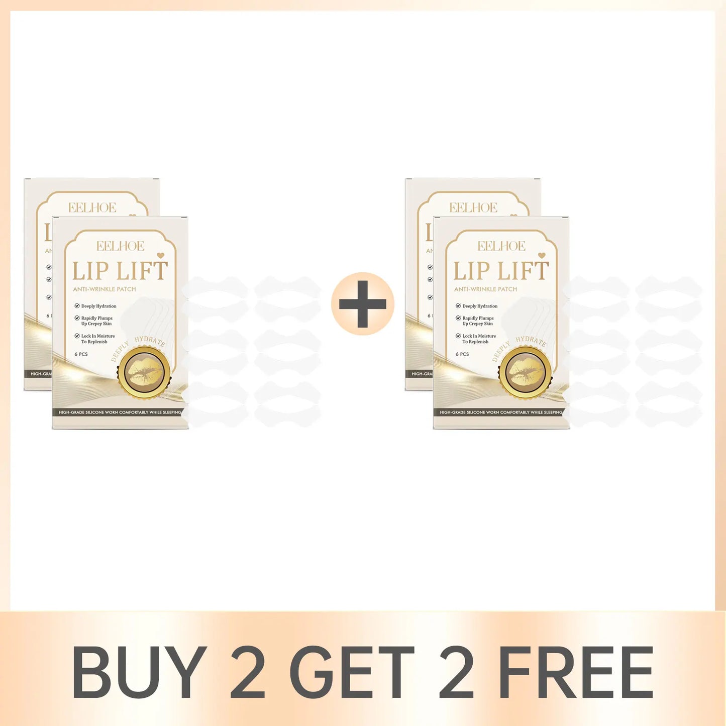 EELHOE Lip Care Patches – Fine Lines, Dryness & Dead Skin