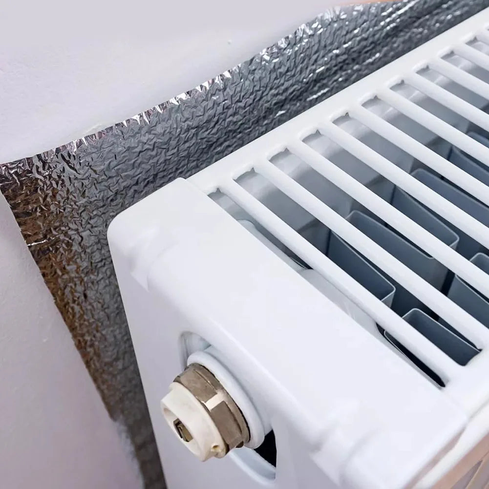 Radiator Insulation Foil 5m X Double Sided Aluminum Sheet Foam