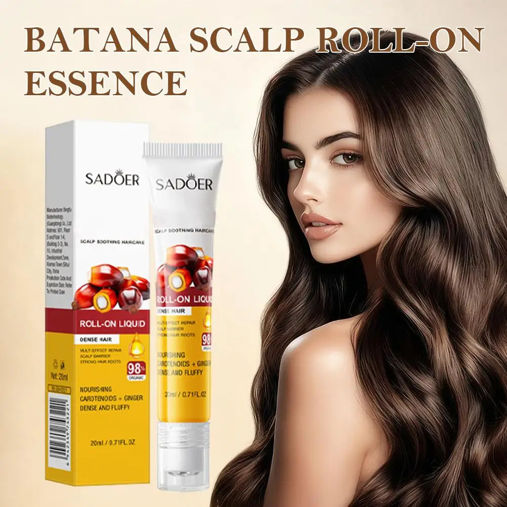 Batana Hair Roller Oil – Hair Loss, Postpartum & Scalp Relief