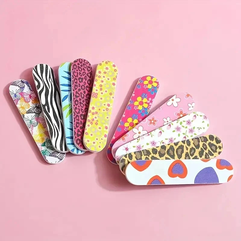 Vibrant Mini Nail File Double-sided High-quality Manicure Pedicure