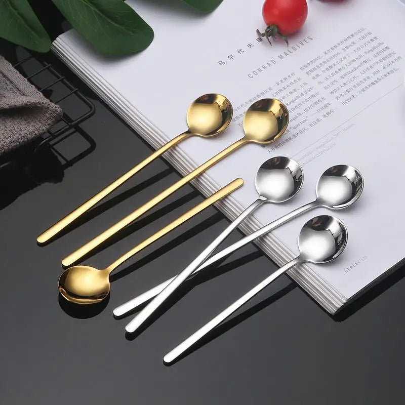 10-Piece Stainless Steel Coffee Spoons Set | Teaspoons & Dessert