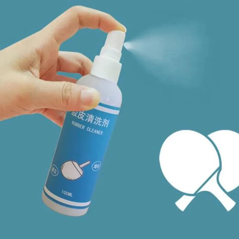 Table Tennis Glue & Cleaner Bundle: 50ml Inorganic Adhesive & 100ml Rubber Cleaning Spray for Racket Care Peaceful Pleasures Health and Wellness