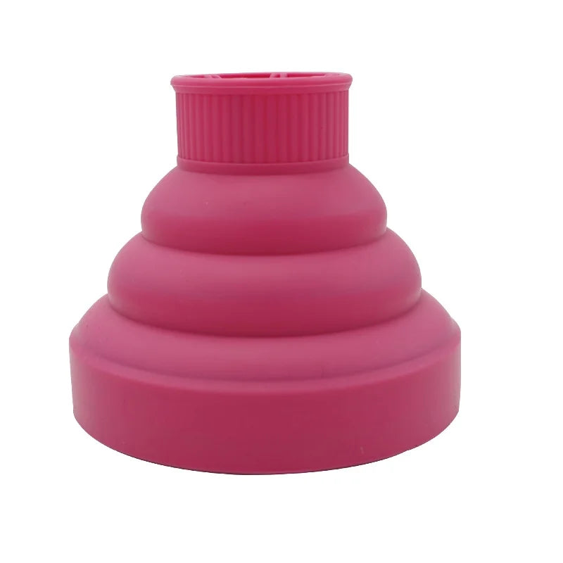 Profession Blow Dryer Diffuser Attachment for Natural Thick Hair Collapsible Hair Blower Diffuser Styling Hairdressing Tool Peaceful Pleasures Health and Wellness Pink