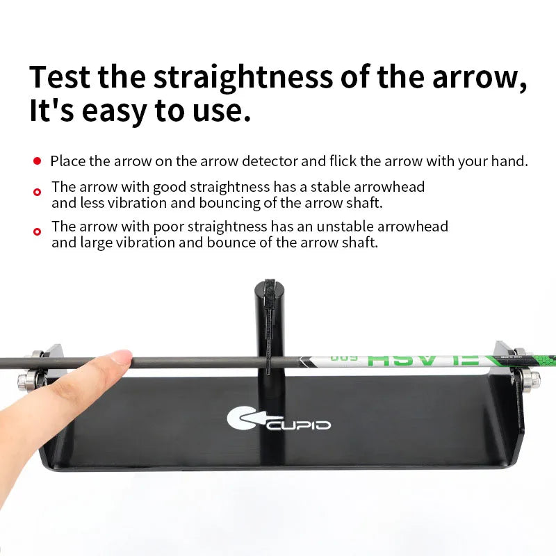 Archery Arrows Straightness Detector Spinner Tester Arrow Squaring
