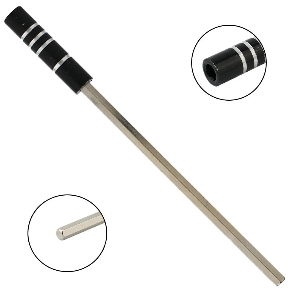 Magnetic Hex Bit Extension Bar 123mm | 4mm Steel Shaft Adapter