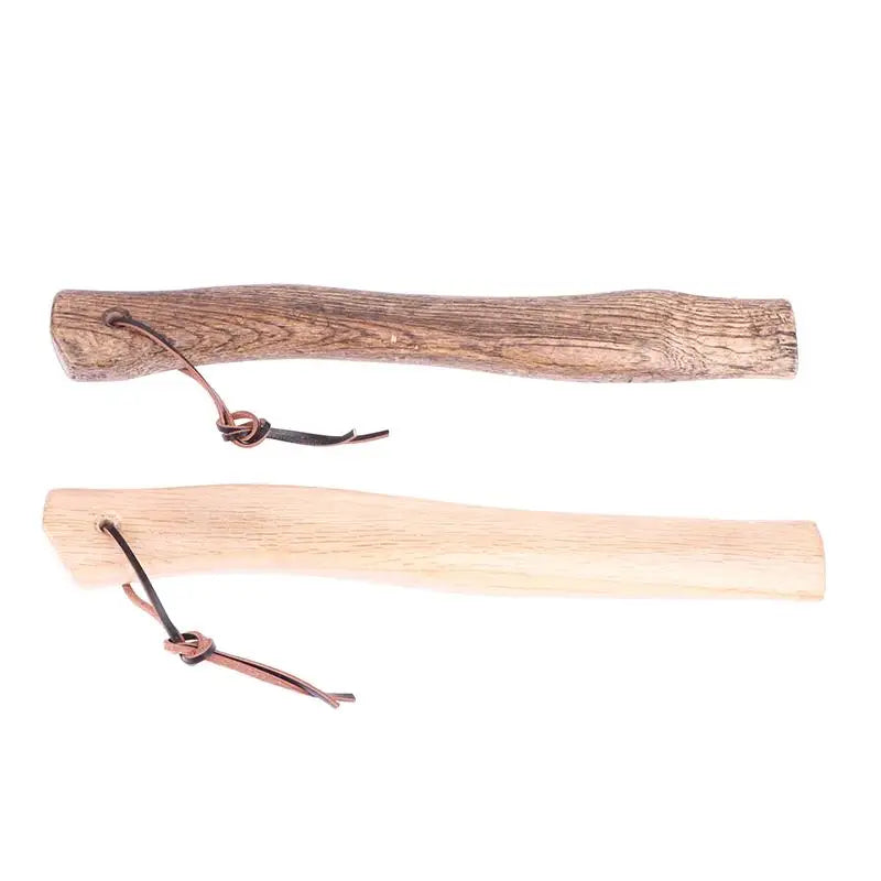 Short Axe Handle 32cm Solid Wood Handmade Replacement for Garden Tools Heavy Duty Handle for Chopping and Logging Peaceful Pleasures Health and Wellness