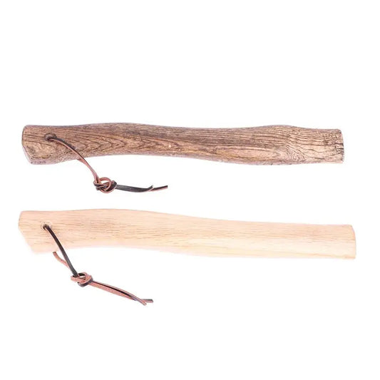 Short Axe Handle 32cm Solid Wood Handmade Replacement for Garden Tools Heavy Duty Handle for Chopping and Logging Peaceful Pleasures Health and Wellness