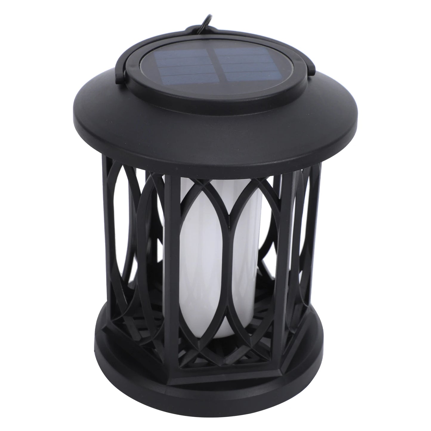 2 Pack Solar Hanging Lights, Outdoor Solar Lantern with Flickering Flame Effect, Monocrystalline Solar Panel, IP65 Weatherproof Peaceful Pleasures Health and Wellness