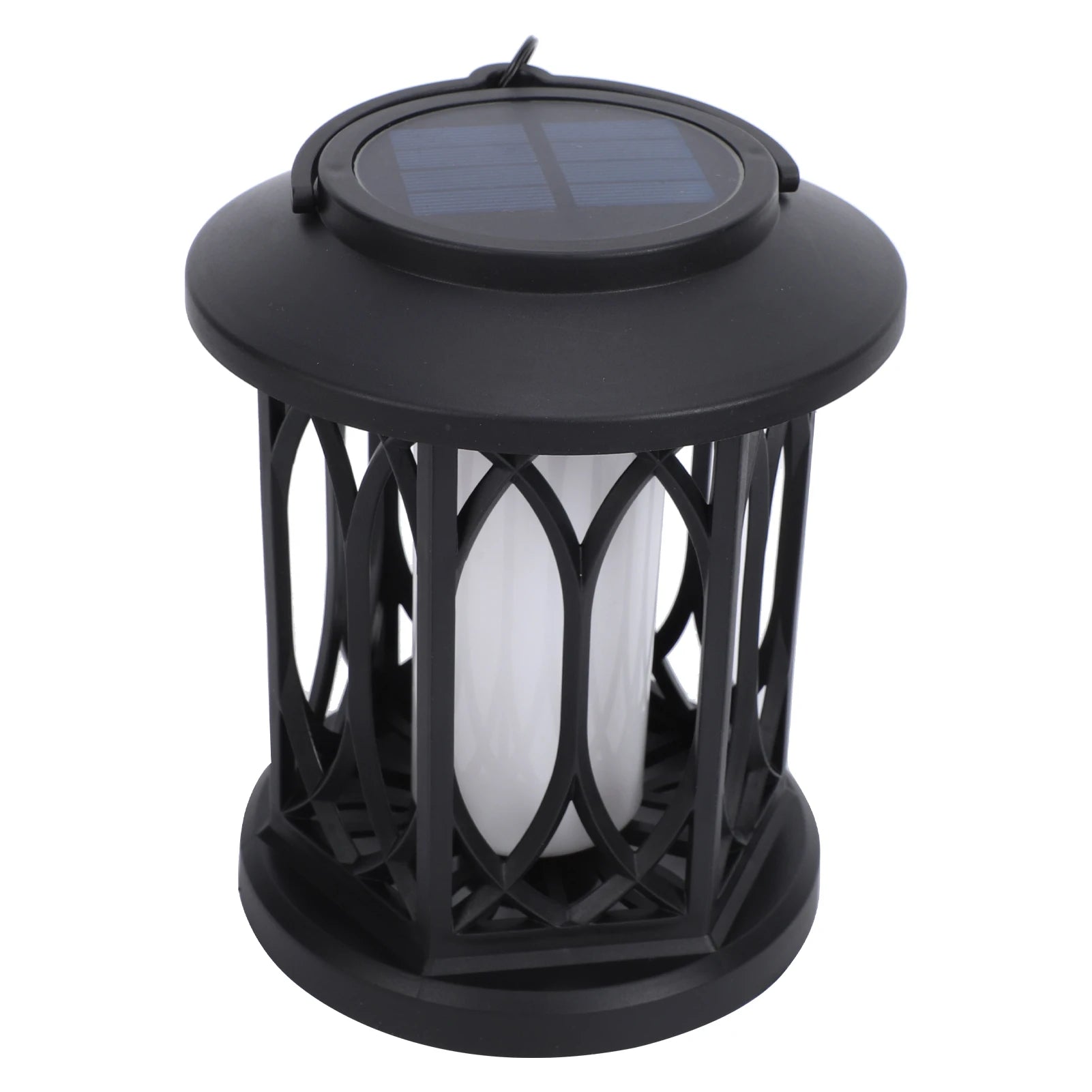 2 Pack Solar Hanging Lights, Outdoor Solar Lantern with Flickering Flame Effect, Monocrystalline Solar Panel, IP65 Weatherproof Peaceful Pleasures Health and Wellness