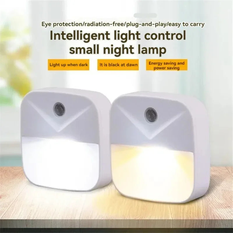 LED Smart Sensor Plug-In Night Light | EU 220V Wall Light