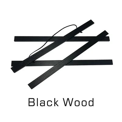 21-90cm Solid Teak Wood Magnetic Poster Hangers Photo Frame Scroll Canvas Paintings Frames for Picture DIY Wall Art Home Decor Peaceful Pleasures Health and Wellness CXK-Black Wood 30cm