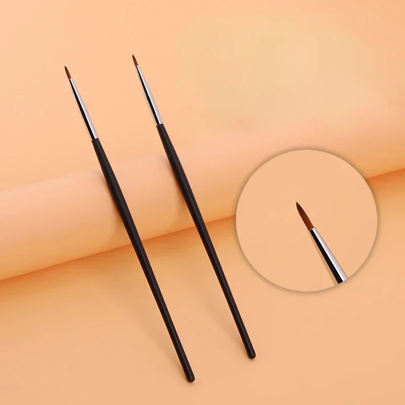 Fine Liner Brushes High Quality Small Angled Eyebrow Brush Professional Thin Eyeliner Make Up Brush Brow Eye Contour Makeup Tool Peaceful Pleasures Health and Wellness